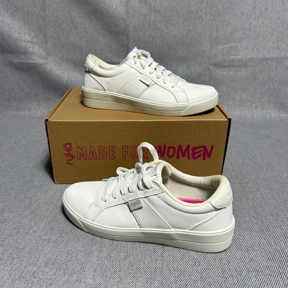 Ryka Viv Classic Sneakers Womens Size 6.5 White Lifestyle Lace Up
